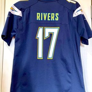 Youth Los Angeles Chargers Rivers Nike Navy Team Game  Jersey